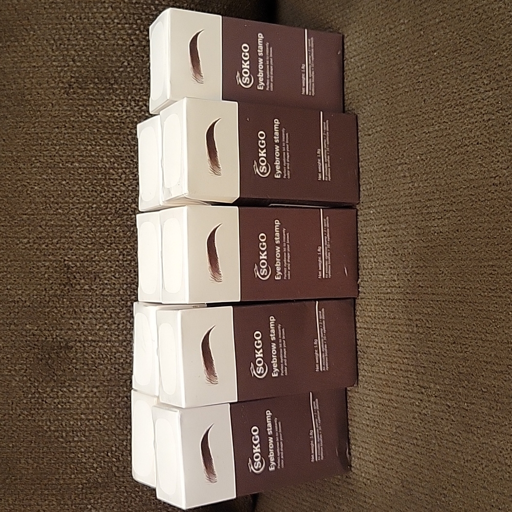 Sokgo Eyebrow Stamp Stencil Kit Size 1. 8g